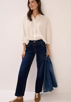 Cecil Jeans*Wide Leg Jeans dark blue wash