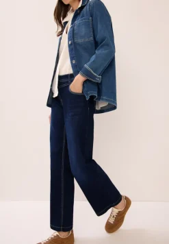Cecil Jeans*Wide Leg Jeans dark blue wash