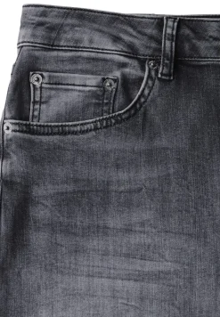 STREET ONE STUDIO Jeans*Wide Leg Jeans dark grey soft washed