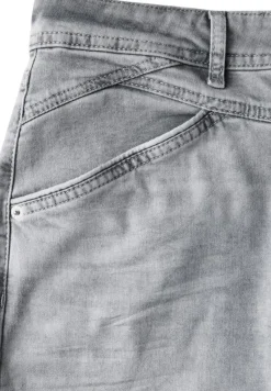 Street One Shorts*Wide Leg Jeans ice grey wash