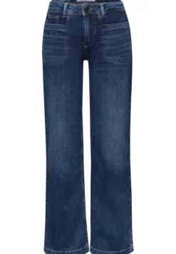 Street One Jeans*Wide Leg Jeans indigo washed