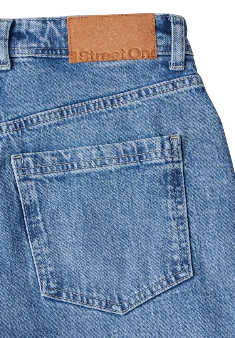 Street One Jeans*Wide Leg Jeans light blue authentic wash