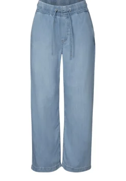 Street One Shorts*Wide Leg Jeans light blue clean