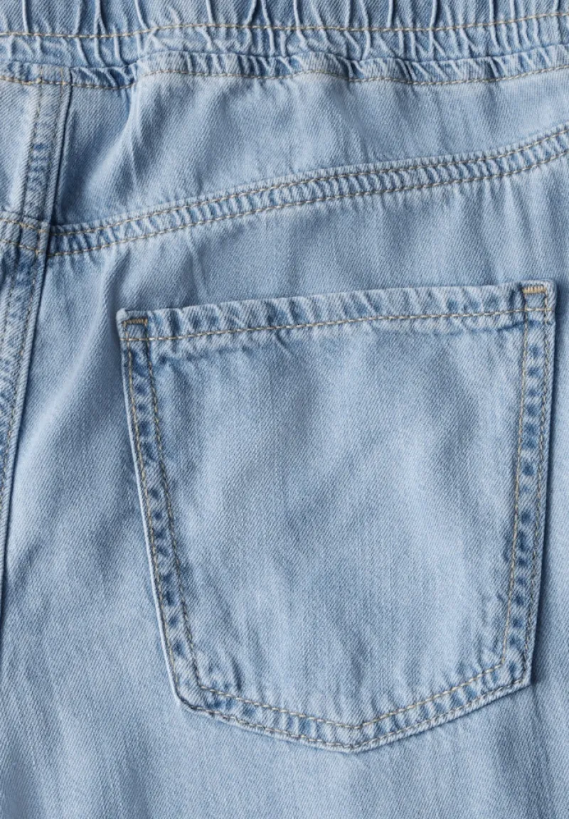 Street One Shorts*Wide Leg Jeans light blue clean
