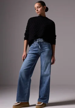 STREET ONE STUDIO Jeans*Wide Leg Jeans medium blue washed