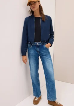 Cecil Jeans*Wide Leg Jeans mid blue used wash