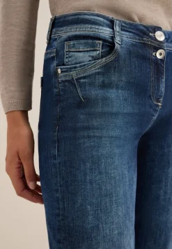 Cecil Jeans*Wide Leg Jeans mid blue wash