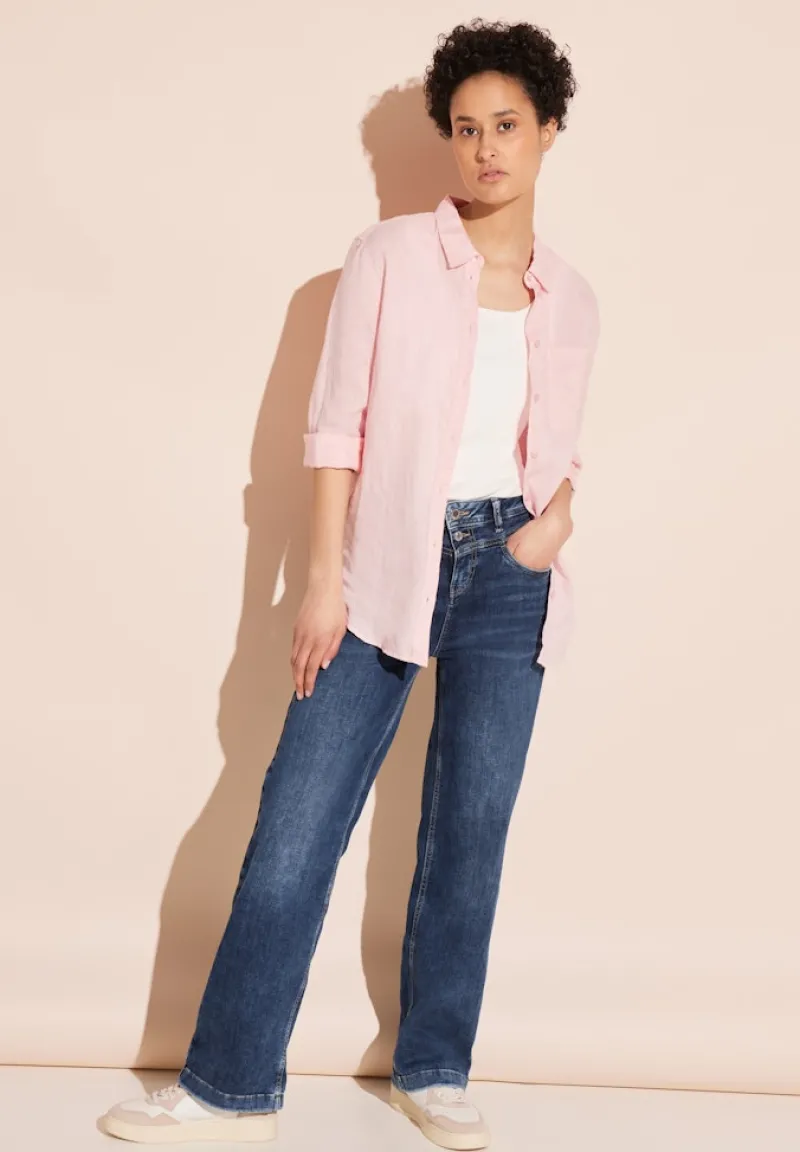 Street One Jeans*Wide Leg Jeans mid blue wash