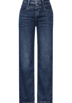 Street One Jeans*Wide Leg Jeans mid blue wash