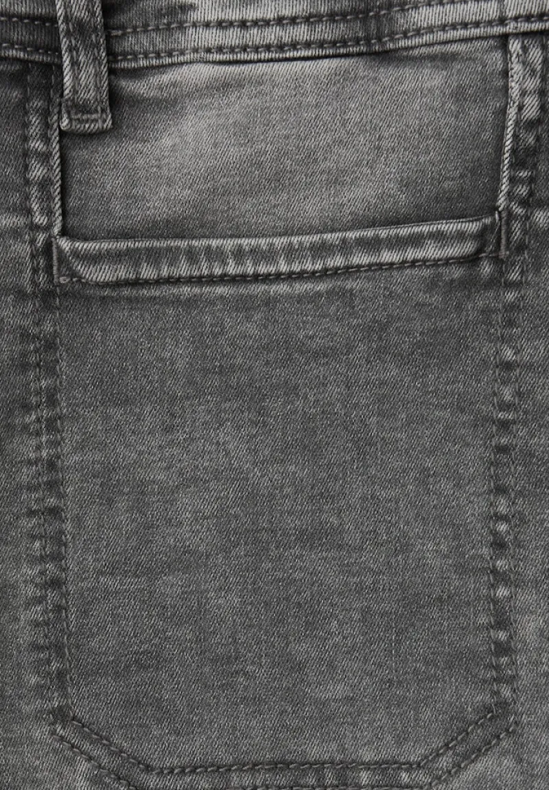 Street One Jeans*Wide Leg Jeans mid grey washed