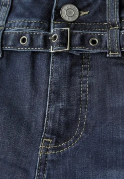 Street One Jeans*Wide Leg Jeans mit Gürtel dark blue washed