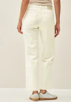 Cecil Jeans*Wide Leg Jeans mit Muster light beige