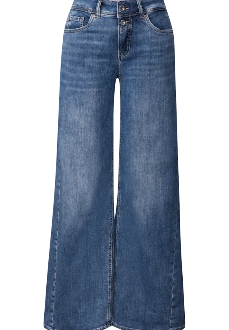 Street One Jeans*Wide Leg Jeans soft blue