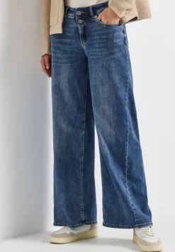 Street One Jeans*Wide Leg Jeans soft blue