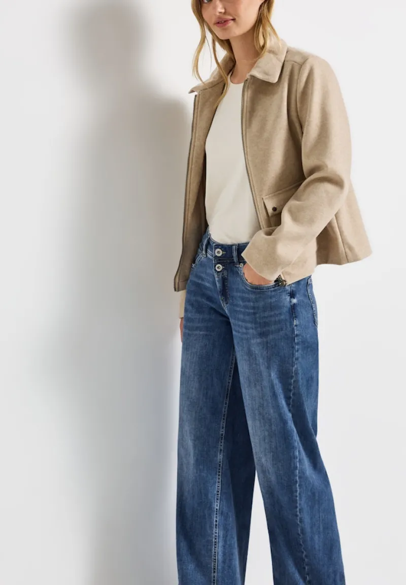 Street One Jeans*Wide Leg Jeans soft blue