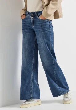 Street One Jeans*Wide Leg Jeans soft blue