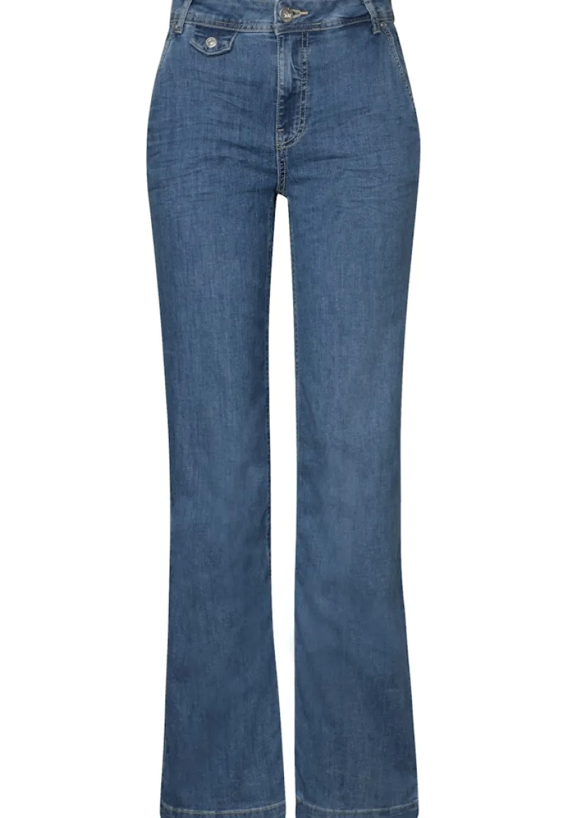 Street One Jeans*Wide Leg Jeans soft medium washed
