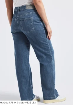 Street One Jeans*Wide Leg Jeans soft medium washed