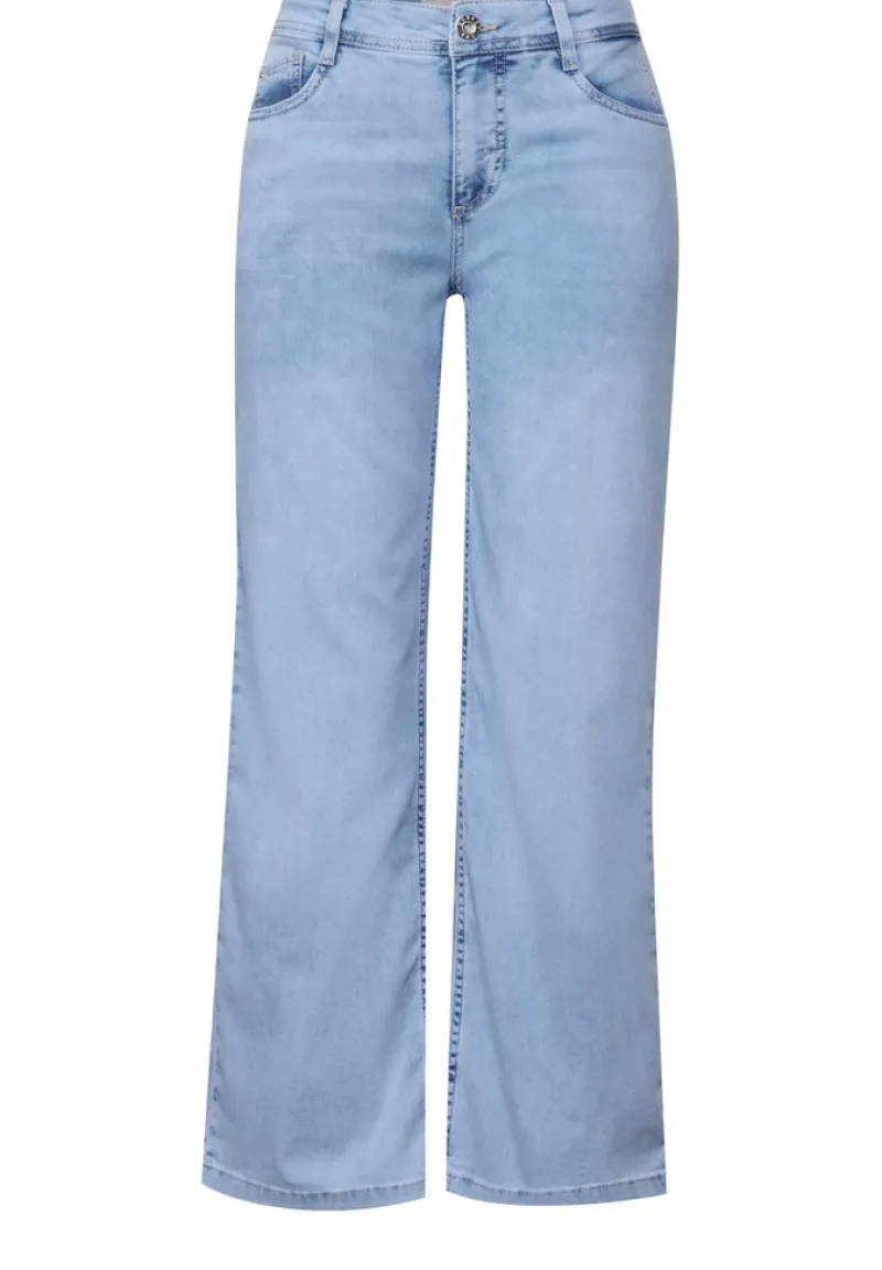 Street One Jeans*Wide Leg Jeans ultra bleach wash
