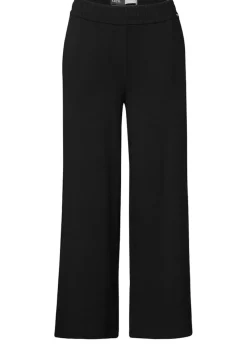 Cecil Shorts*Wide Leg Jersey-Hose Black