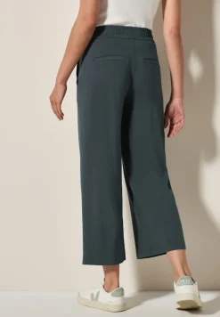 Cecil Shorts*Wide Leg Jersey-Hose slate khaki