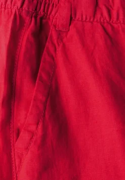 Street One Hosen*Wide Leg Leinenhose glory red
