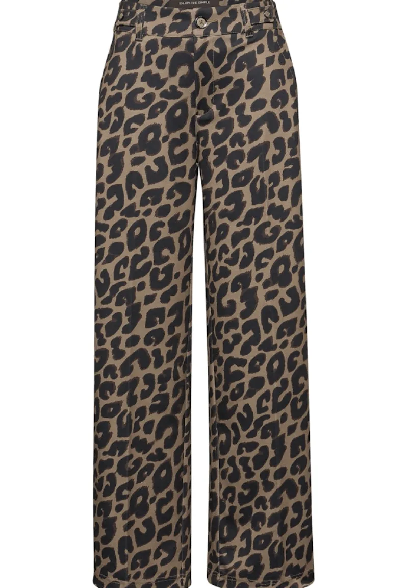 Street One Hosen*Wide Leg Leo Hose silk brown