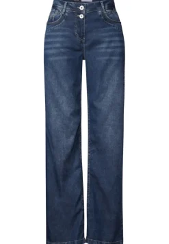 Cecil Jeans*Wide Leg Lyocellmix Jeans mid blue used wash