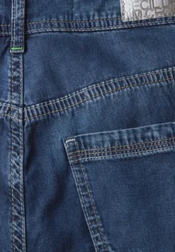 Cecil Jeans*Wide Leg Lyocellmix Jeans mid blue used wash