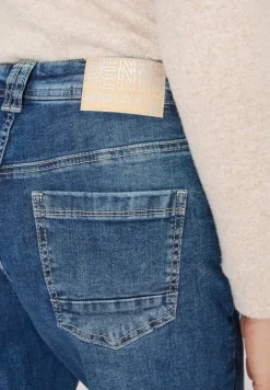 Cecil Jeans*Wide Leg Patch Pocket Jeans mid blue used wash