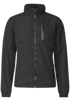 Street One Men Jacken|Big Boys*Windbreaker in Unifarbe limousine black