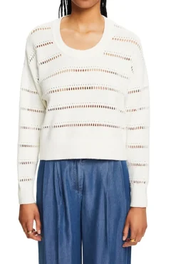 Esprit Pullover & Sweatshirts*Women Sweaters long sleeve off white