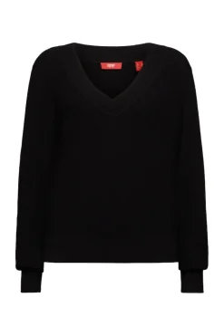 Esprit Pullover & Sweatshirts*Women Sweaters long sleeve Black
