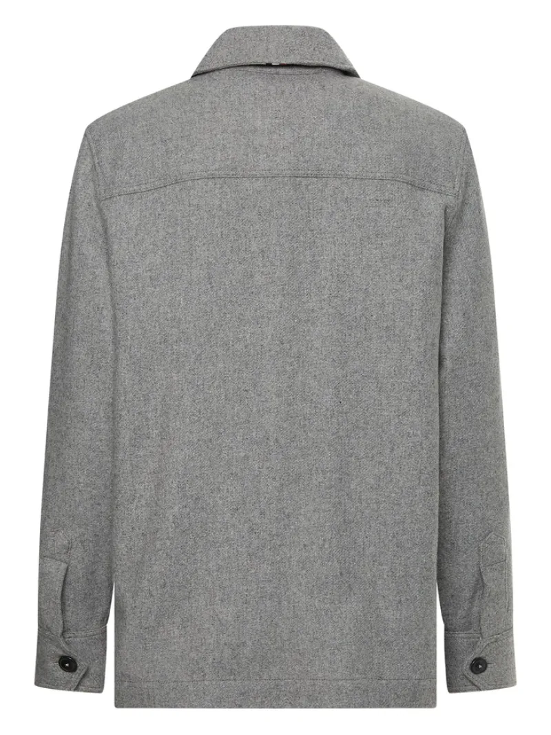 Tommy Hilfiger Jacken*WOOL BLEND SHACKET ice grey heather