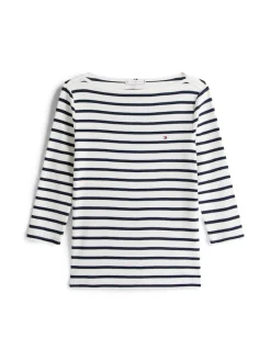 Tommy Hilfiger Shirts*WW0WW40589 breton- ecu- dark night navy
