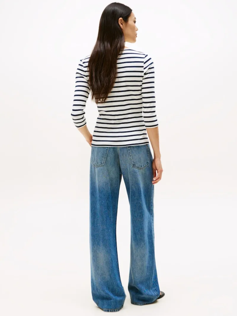 Tommy Hilfiger Shirts*WW0WW40589 breton- ecu- dark night navy