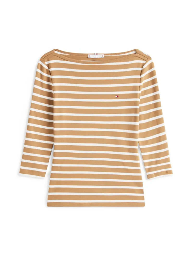 Tommy Hilfiger Shirts*WW0WW40589 hickory- ecru stp