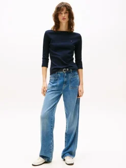 Tommy Hilfiger Shirts*WW0WW40589 nos desert sky