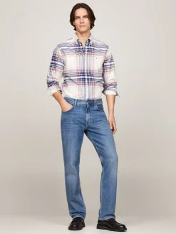 Tommy Hilfiger Hemden|Big Boys*XL OXFORD CHECK RF SHIRT ancient white