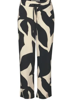 Street One Shorts*Zebra Wide Leg Hose whale tail grey