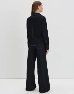 Someday Blusen*Zenima dark rinsed blue