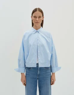 Someday Blusen*Zesto detail Azure Blue