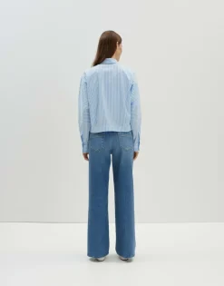 Someday Blusen*Zesto detail Azure Blue