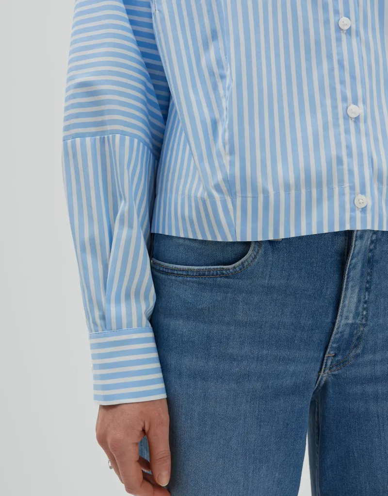 Someday Blusen*Zesto detail Azure Blue