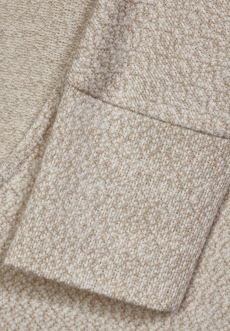 Street One Shirts*Zweifarbiges Langarmshirt spring sand melange