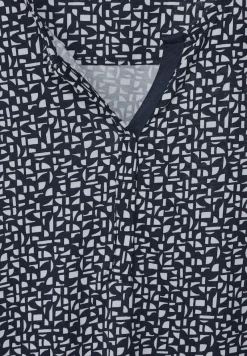 Cecil Shirts*Zweifarbiges Tunikashirt universal blue